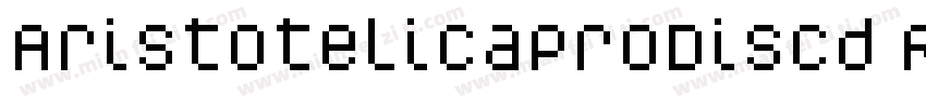 AristotelicaProDisCd Rg字体转换